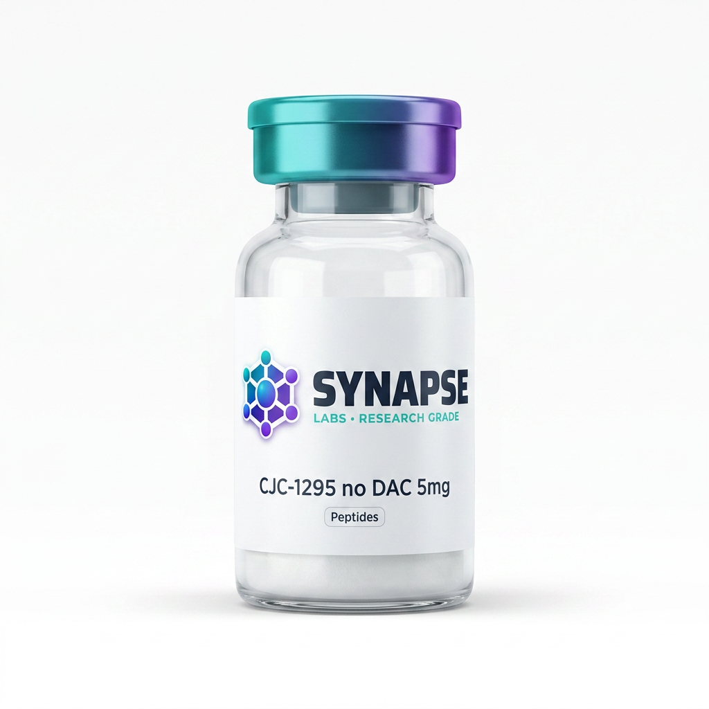 CJC-1295 no DAC 5mg lyophilised vial supplied by Synapse Labs