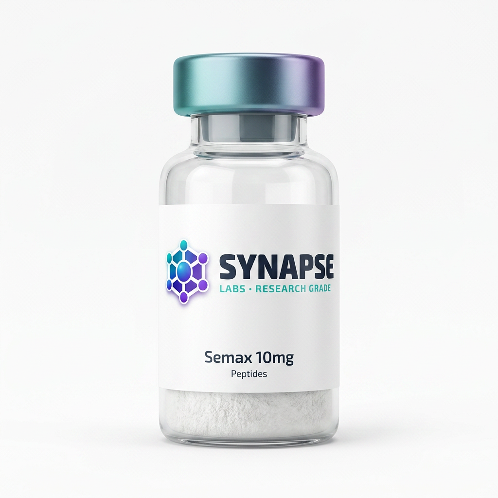Semax 10mg lyophilised vial supplied by Synapse Labs