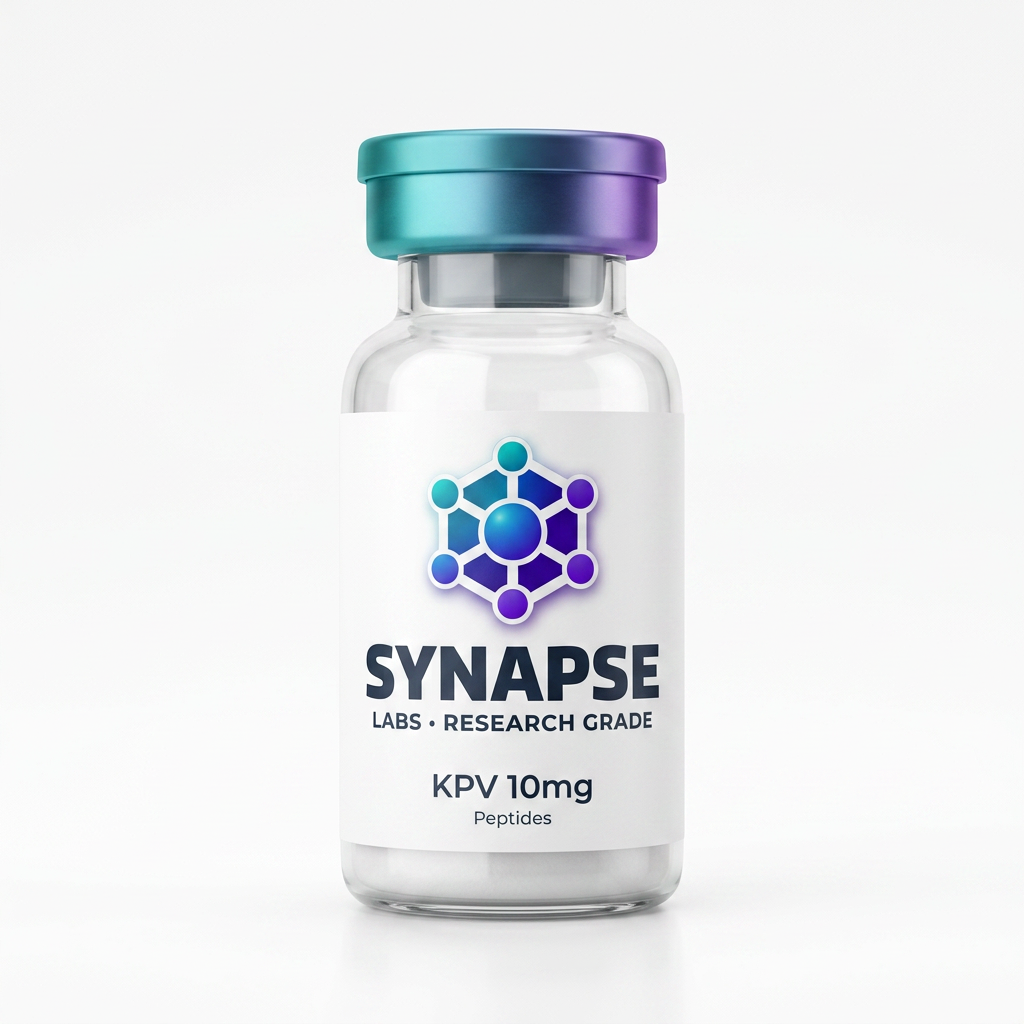 KPV 10mg lyophilised vial supplied by Synapse Labs