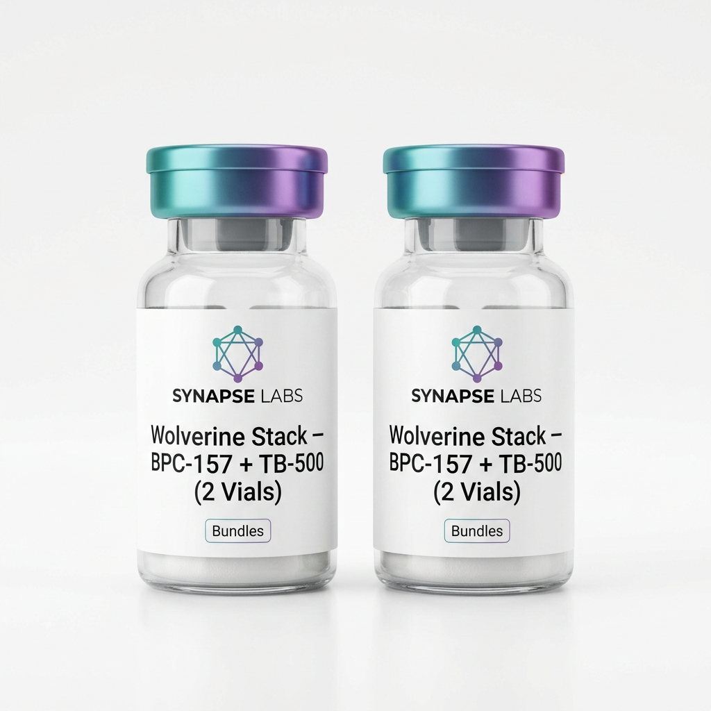 BPC-157 + TB-500 Bundle — 2 Vials lyophilised vial supplied by Synapse Labs